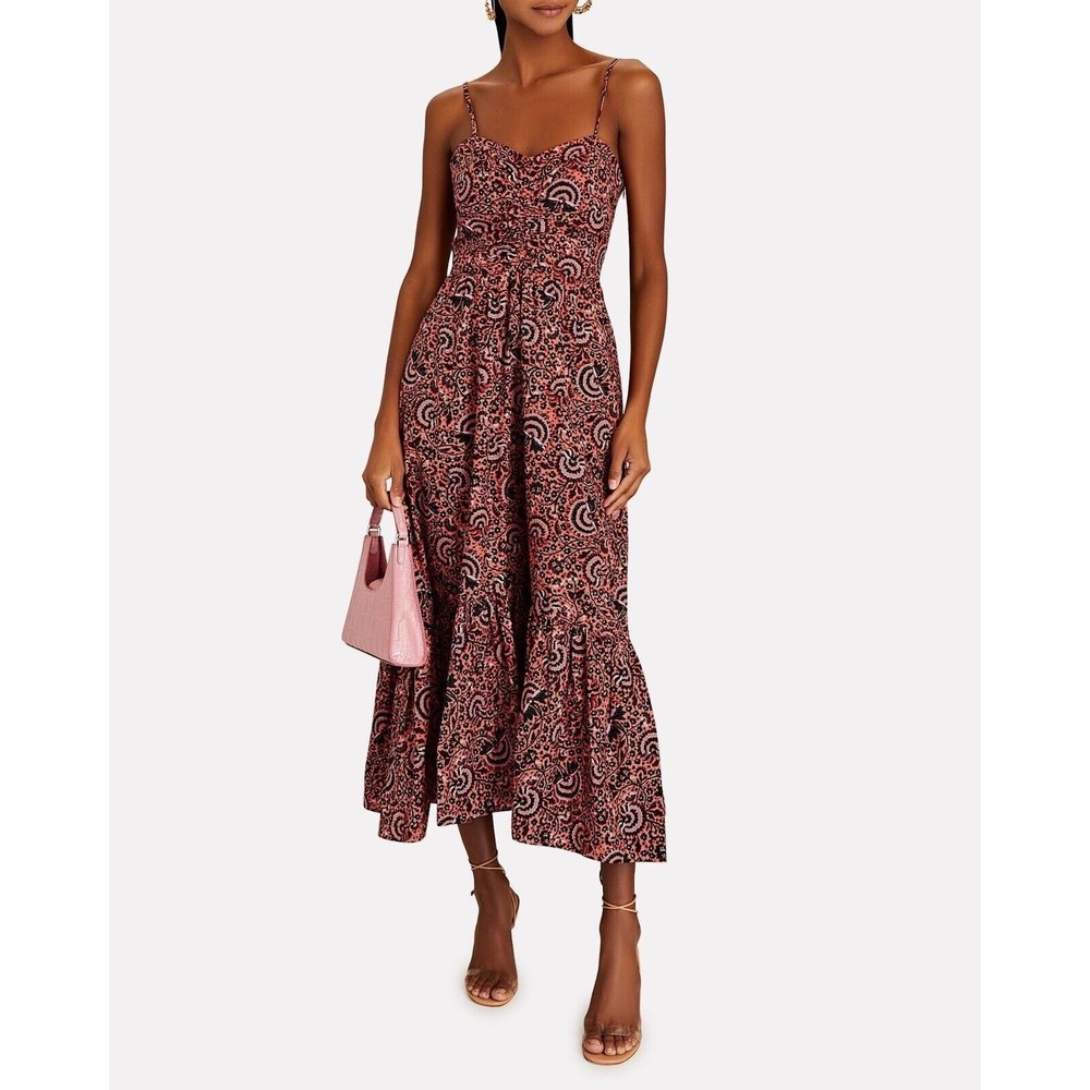 A.L.C. NWT Lilah Dress in Coral Multi Size 0  $495.00 - Picture 6 of 16